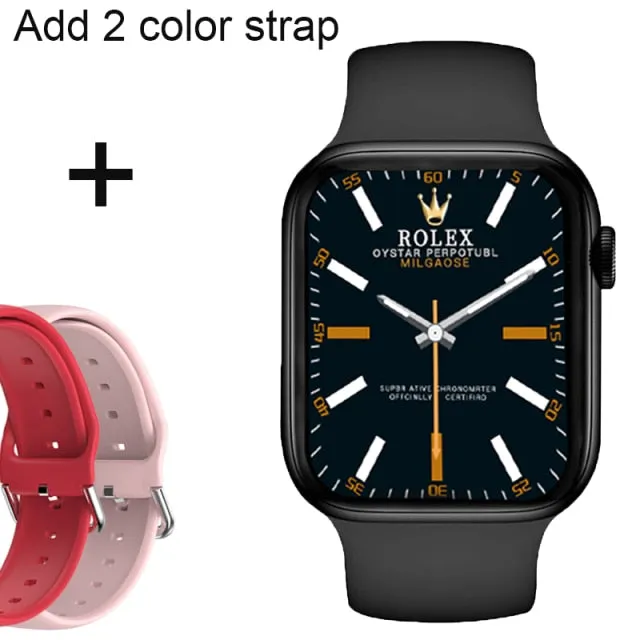 CHYCET Smart Watch 7 Series 44mm IWO Smartwatch Men Sport 1.75 Inch Split Screen Sleep Monitor Women Watches for Ios Android