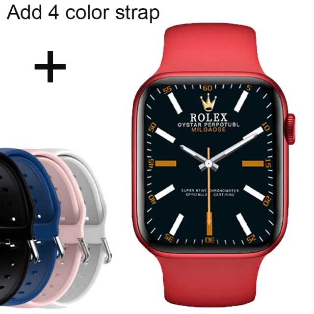 CHYCET Smart Watch 7 Series 44mm IWO Smartwatch Men Sport 1.75 Inch Split Screen Sleep Monitor Women Watches for Ios Android