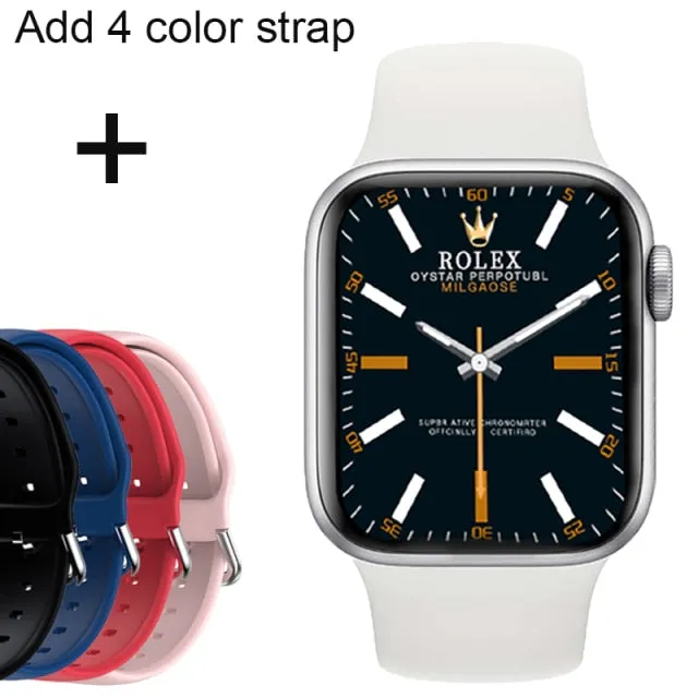 CHYCET Smart Watch 7 Series 44mm IWO Smartwatch Men Sport 1.75 Inch Split Screen Sleep Monitor Women Watches for Ios Android