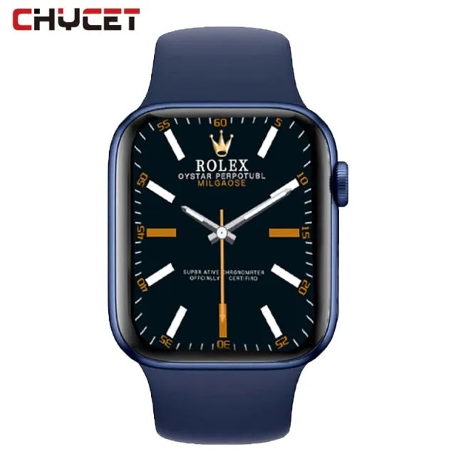 CHYCET Smart Watch 7 Series 44mm IWO Smartwatch Men Sport 1.75 Inch Split Screen Sleep Monitor Women Watches for Ios Android