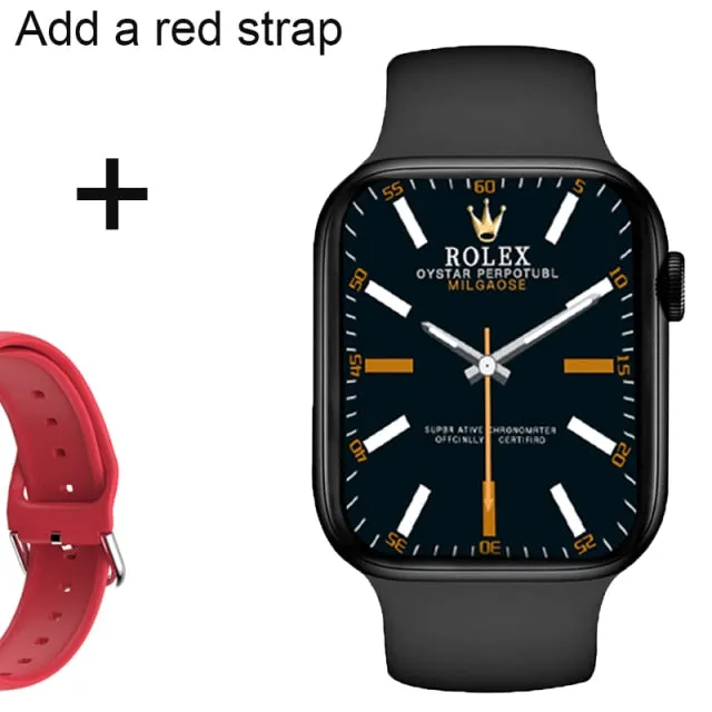 CHYCET Smart Watch 7 Series 44mm IWO Smartwatch Men Sport 1.75 Inch Split Screen Sleep Monitor Women Watches for Ios Android