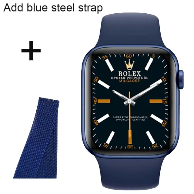 CHYCET Smart Watch 7 Series 44mm IWO Smartwatch Men Sport 1.75 Inch Split Screen Sleep Monitor Women Watches for Ios Android