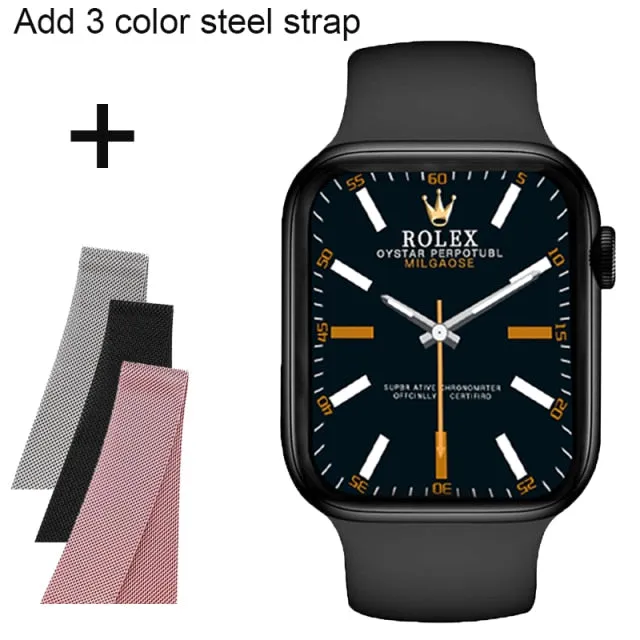 CHYCET Smart Watch 7 Series 44mm IWO Smartwatch Men Sport 1.75 Inch Split Screen Sleep Monitor Women Watches for Ios Android