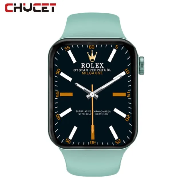 CHYCET Smart Watch 7 Series 44mm IWO Smartwatch Men Sport 1.75 Inch Split Screen Sleep Monitor Women Watches for Ios Android