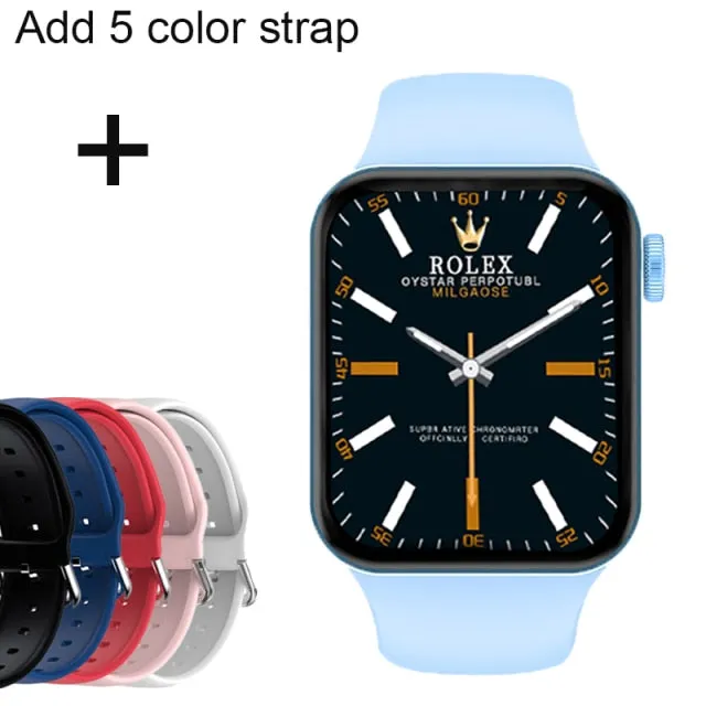 CHYCET Smart Watch 7 Series 44mm IWO Smartwatch Men Sport 1.75 Inch Split Screen Sleep Monitor Women Watches for Ios Android