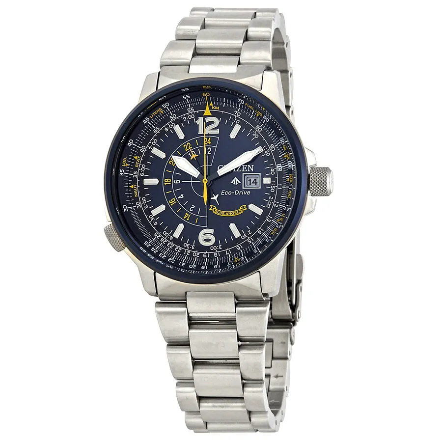 Citizen Blue Angels Promaster Nighthawk Eco-Drive Blue Dial Men's Watch BJ7006-56L