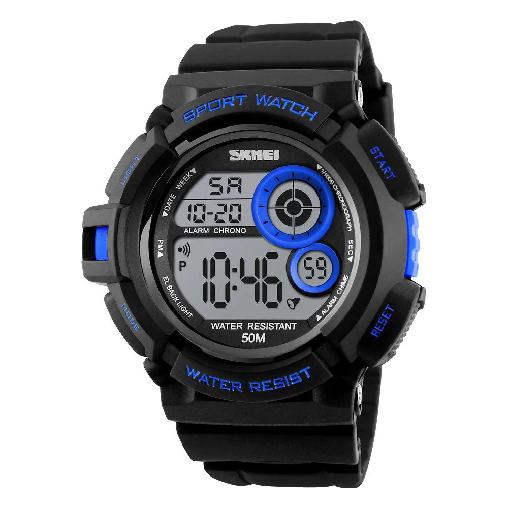 Cool waterproof electronic watch for student sports W2312822