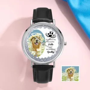Custom Photo Watch Personalized Pet in Heaven Watch Pet Loss Gifts