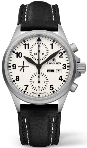 Damasko Watch DC57 Black Leather Pin