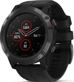**Easter Sale** Garmin fenix 5x Plus GPS Watch - Sapphire -withband