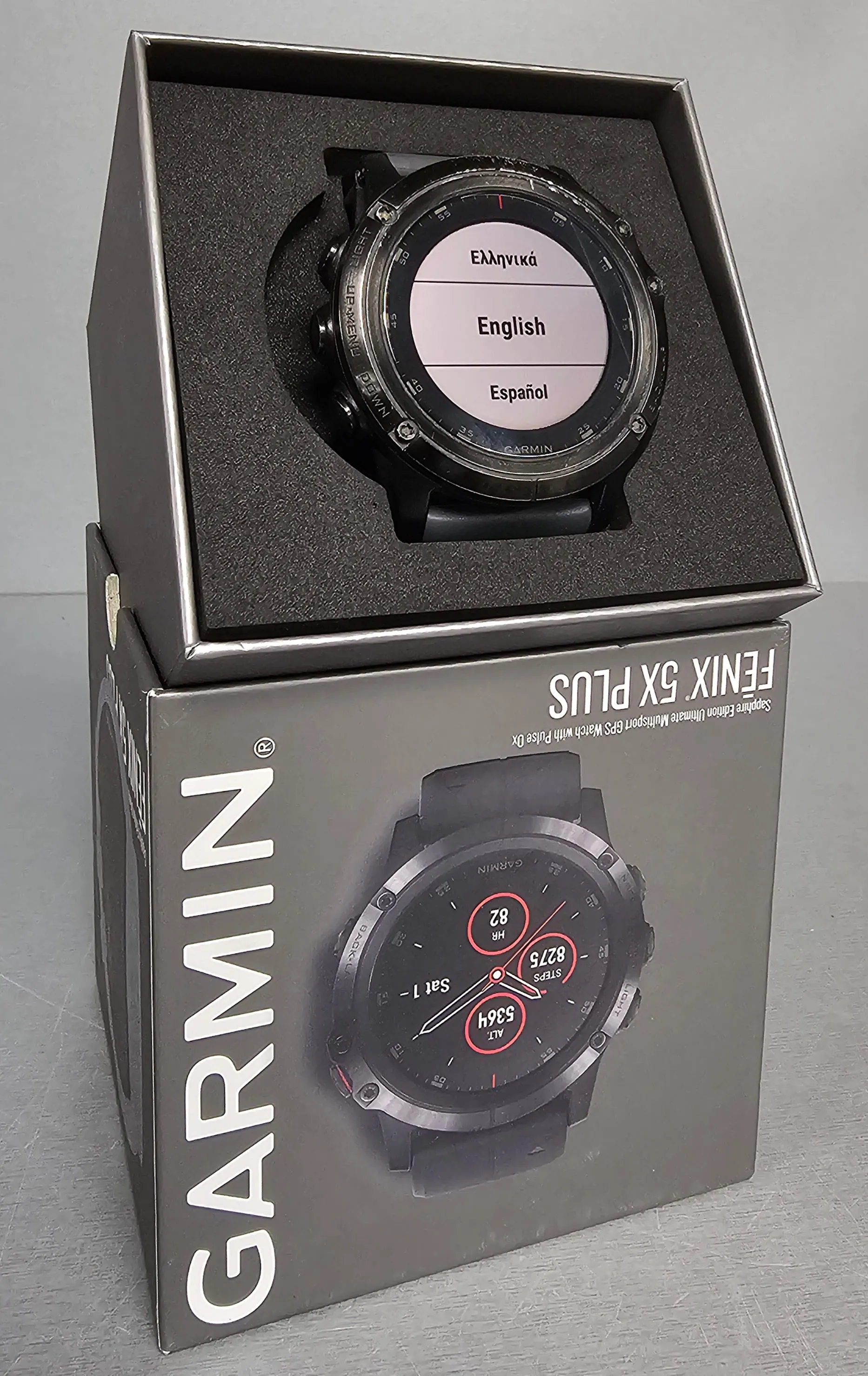 **Easter Sale** Garmin fenix 5x Plus GPS Watch - Sapphire -withband