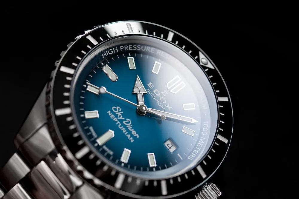 EDX Watch Skydiver Neptunian AutoMTic 3 Hands