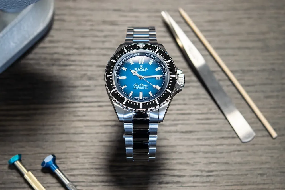 EDX Watch Skydiver Neptunian AutoMTic 3 Hands