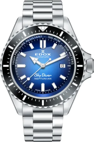 EDX Watch Skydiver Neptunian AutoMTic 3 Hands