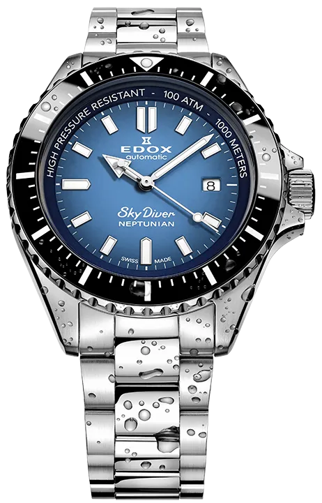EDX Watch Skydiver Neptunian AutoMTic 3 Hands