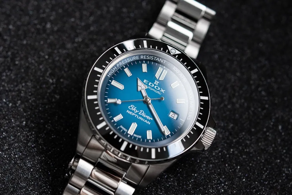 EDX Watch Skydiver Neptunian AutoMTic 3 Hands