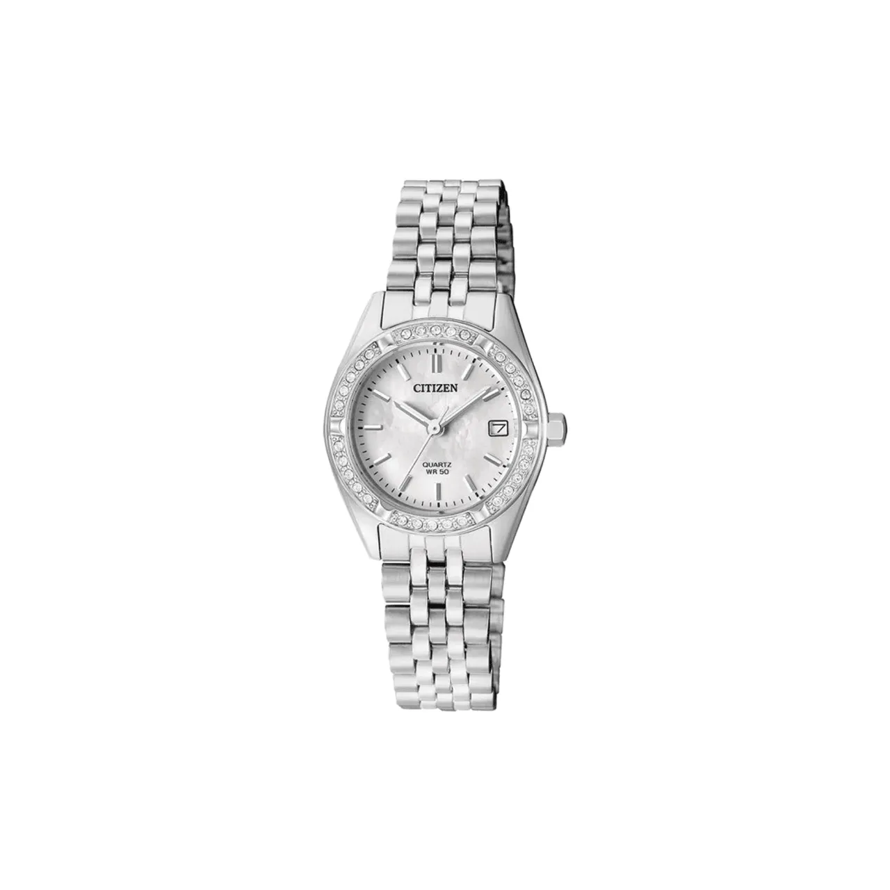 EU6060-55D - Ladies Quartz Mother of Pearl Dress Watch