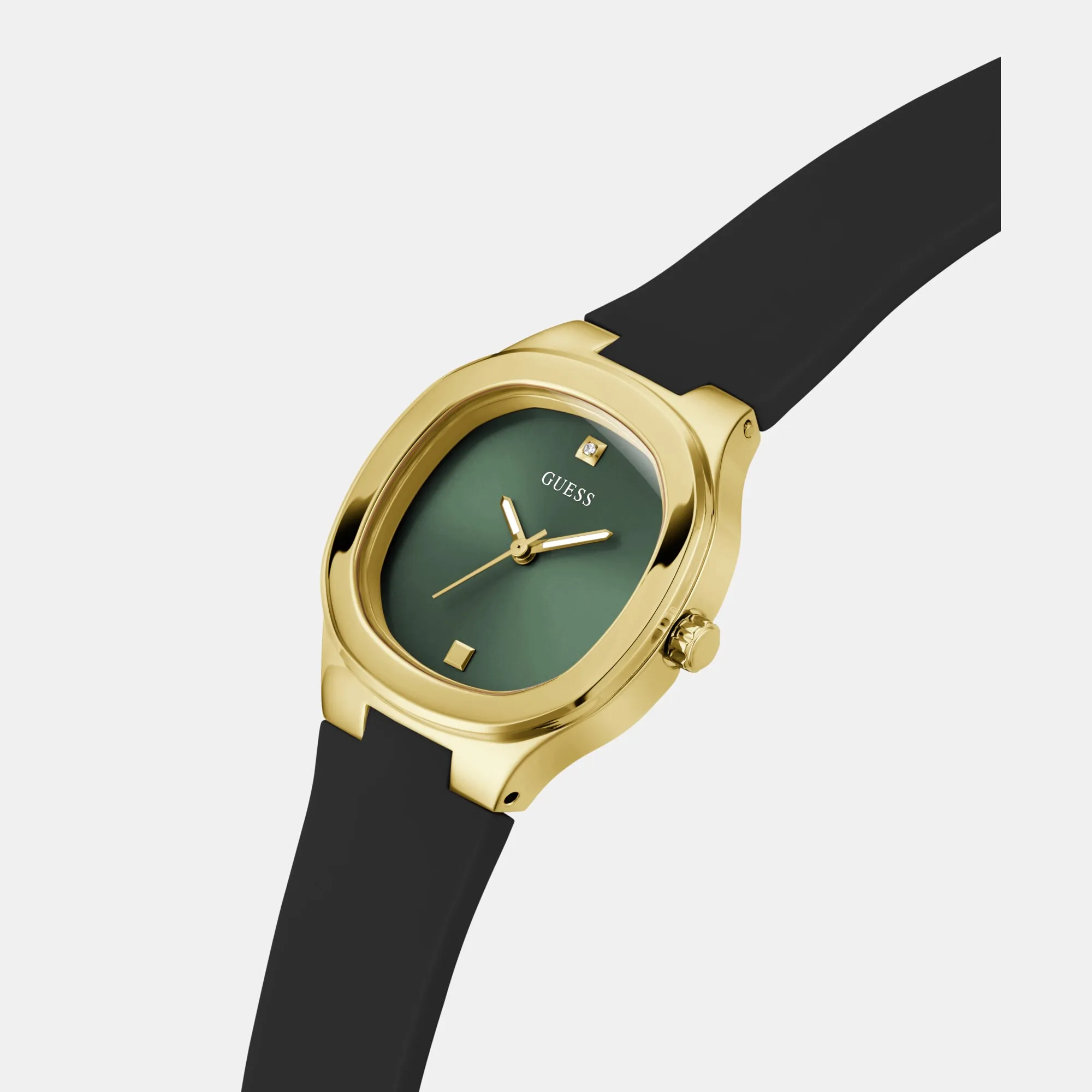 Eve Women's Green Analog Silicone Watch GW0658L1