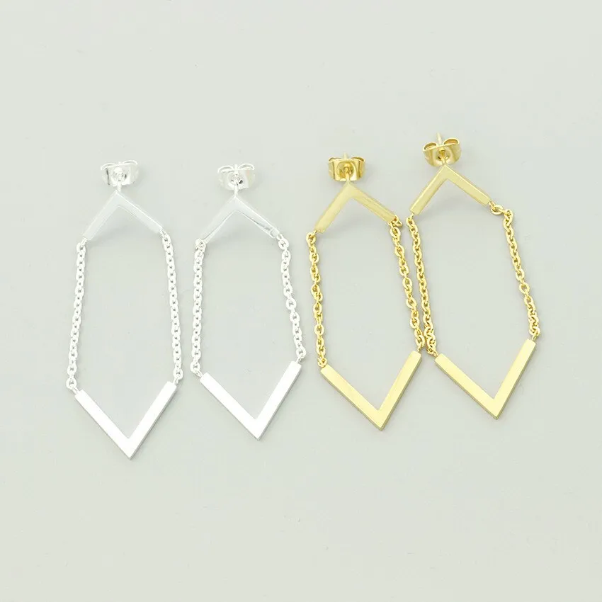 Fashion Women Stainless Steel Long Chain With