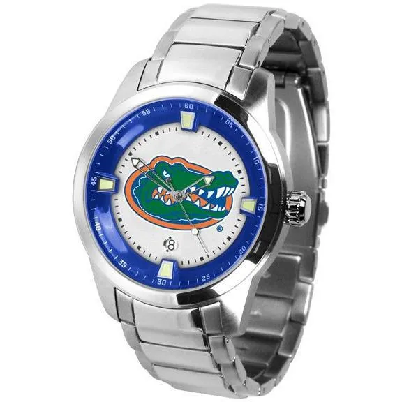Florida Gators Men's Titan Stainless Steel Band Watch