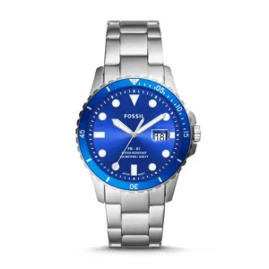 Fossil Fb-01 Silver-Tone Analogue Watch FS5669