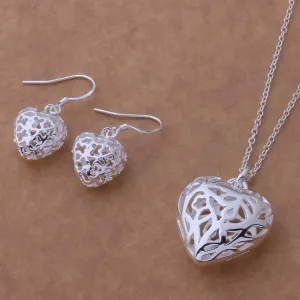 Free Shipping Promotion Silver plated Jewelry Sets Earring 316   Necklace 335 /bqcakhja epaangha AS236