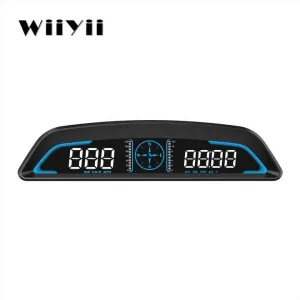 G3 GPS عداد السرعة الرقمي مع ساعة التعب . G3 GPS Digital Speedometer with Clock Fatigue Driving Alarm Voltage Car HUD Alert Heads Up Display