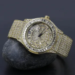 GALLANT Luxe Steel Timepiece with Sparkling Cubic Zirconia