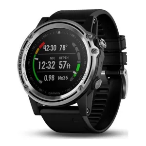 Garmin Descent Mk1 Black Rubber Strap Quartz Dial Watch - 010-01760-00