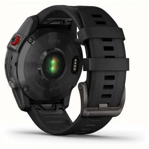 Garmin Epix Gen 2 Black, Carbon Gray DLC TI with Silicone Band
