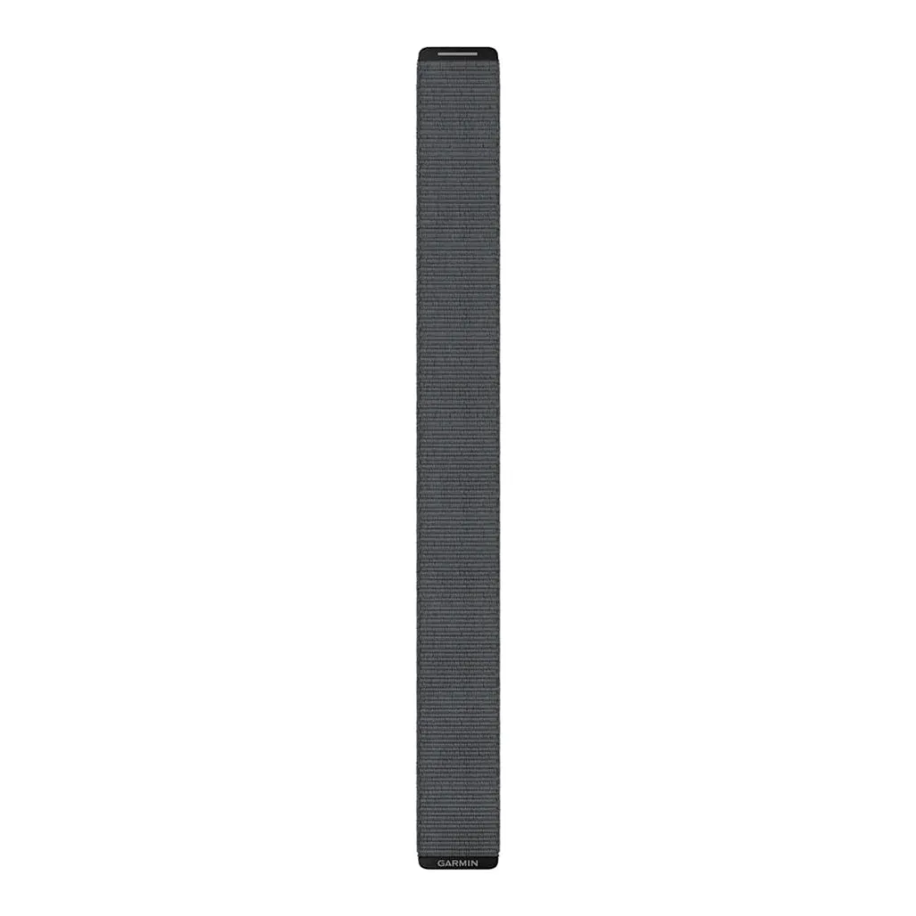 Garmin UltraFit Nylon Strap (26mm) - Grey | Comfortable, Durable, and Adjustable Design for Garmin Watches