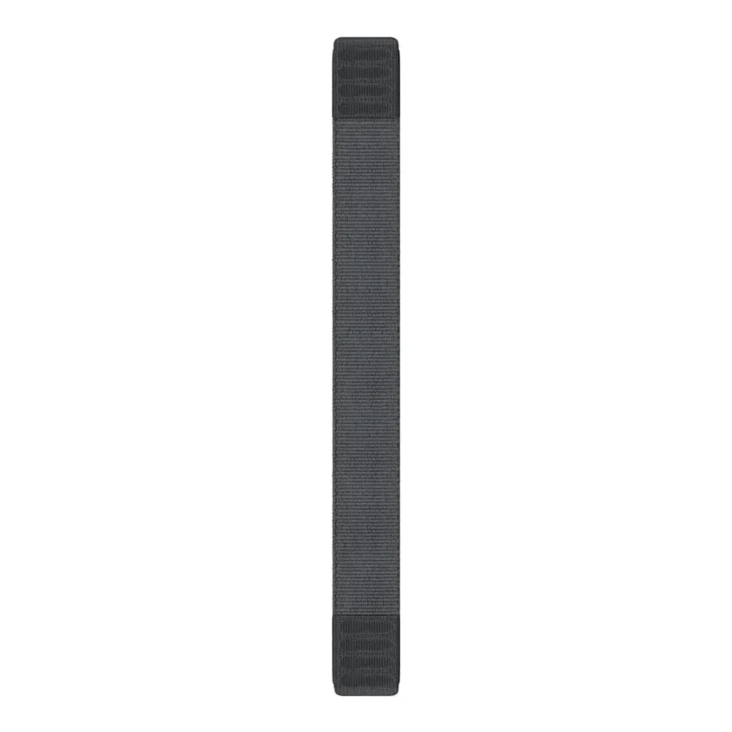 Garmin UltraFit Nylon Strap (26mm) - Grey | Comfortable, Durable, and Adjustable Design for Garmin Watches