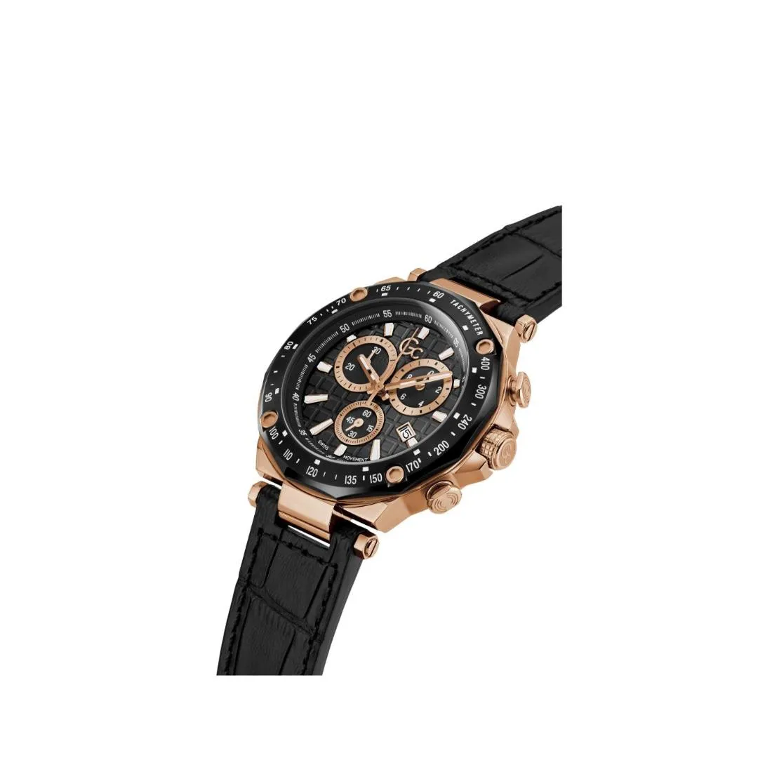 GC Men Black Dial 45 mm Analog Watch- Y81004G2MF