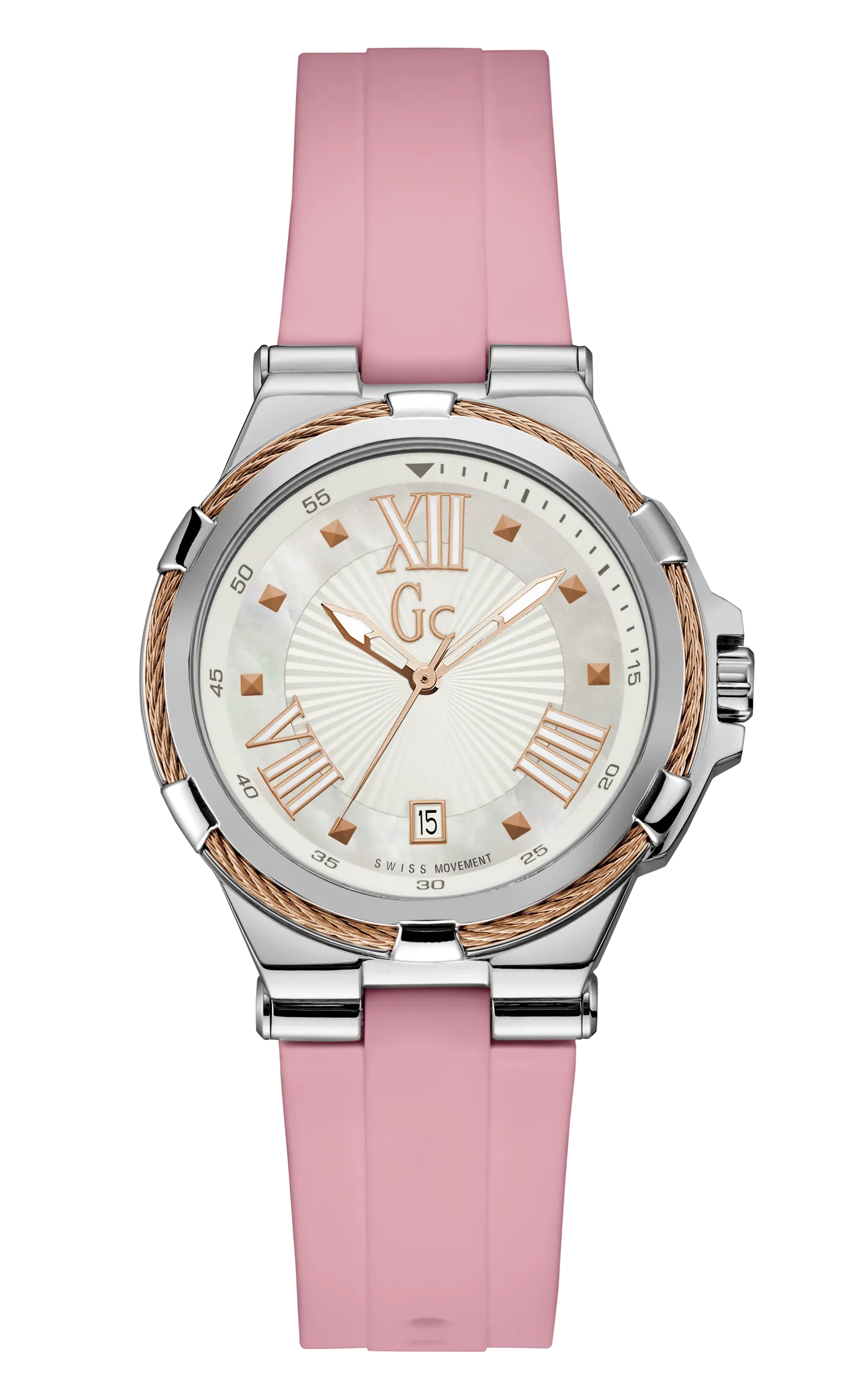 GC White Dial Ladies Watch - Y34004L1