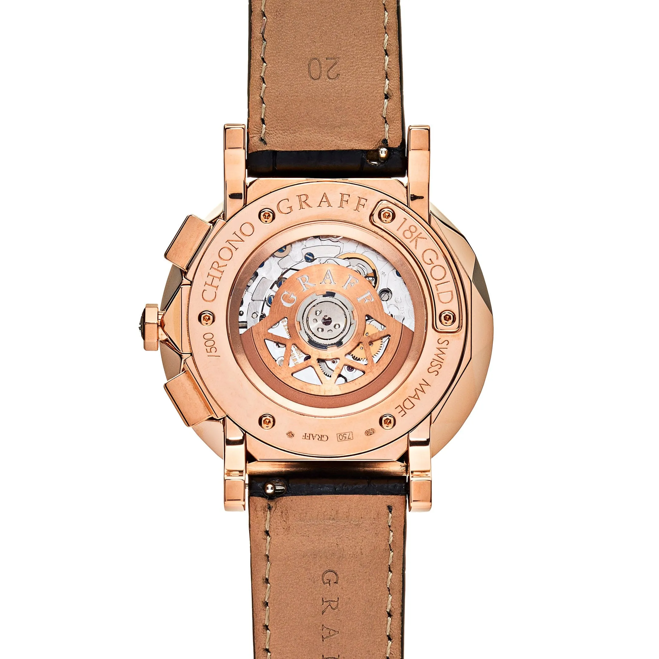 Graff Chronograph Rose Gold Black Dial Limited Edition CG42PGB