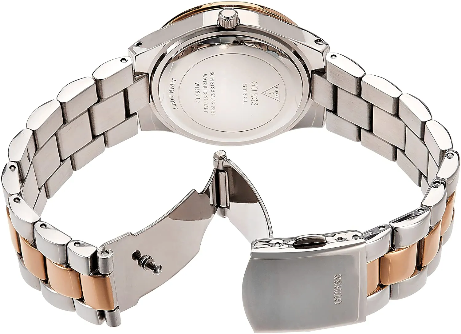 Guess Ladies GLISTEN Two Tone Watch W14551L1