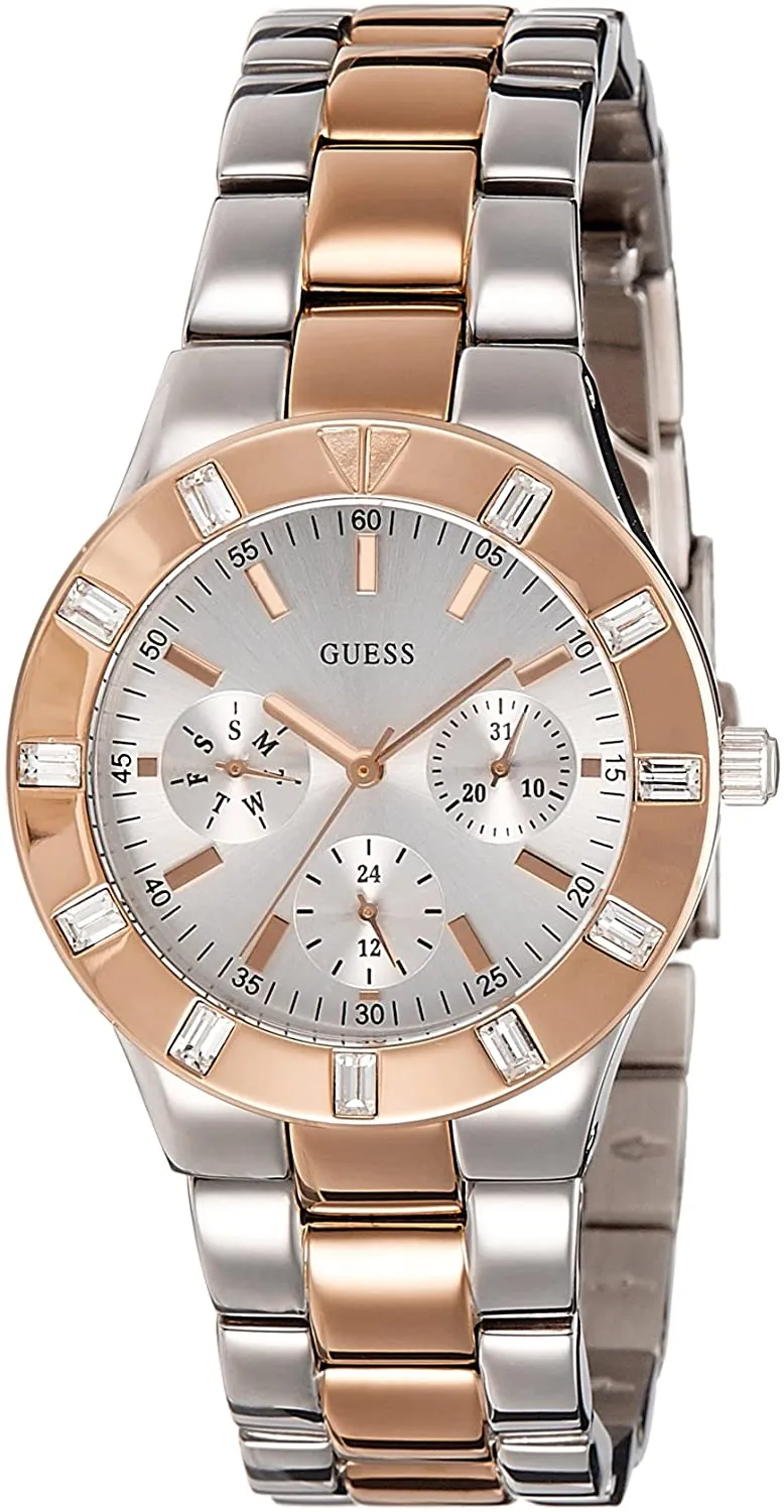 Guess Ladies GLISTEN Two Tone Watch W14551L1