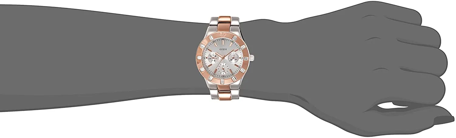 Guess Ladies GLISTEN Two Tone Watch W14551L1
