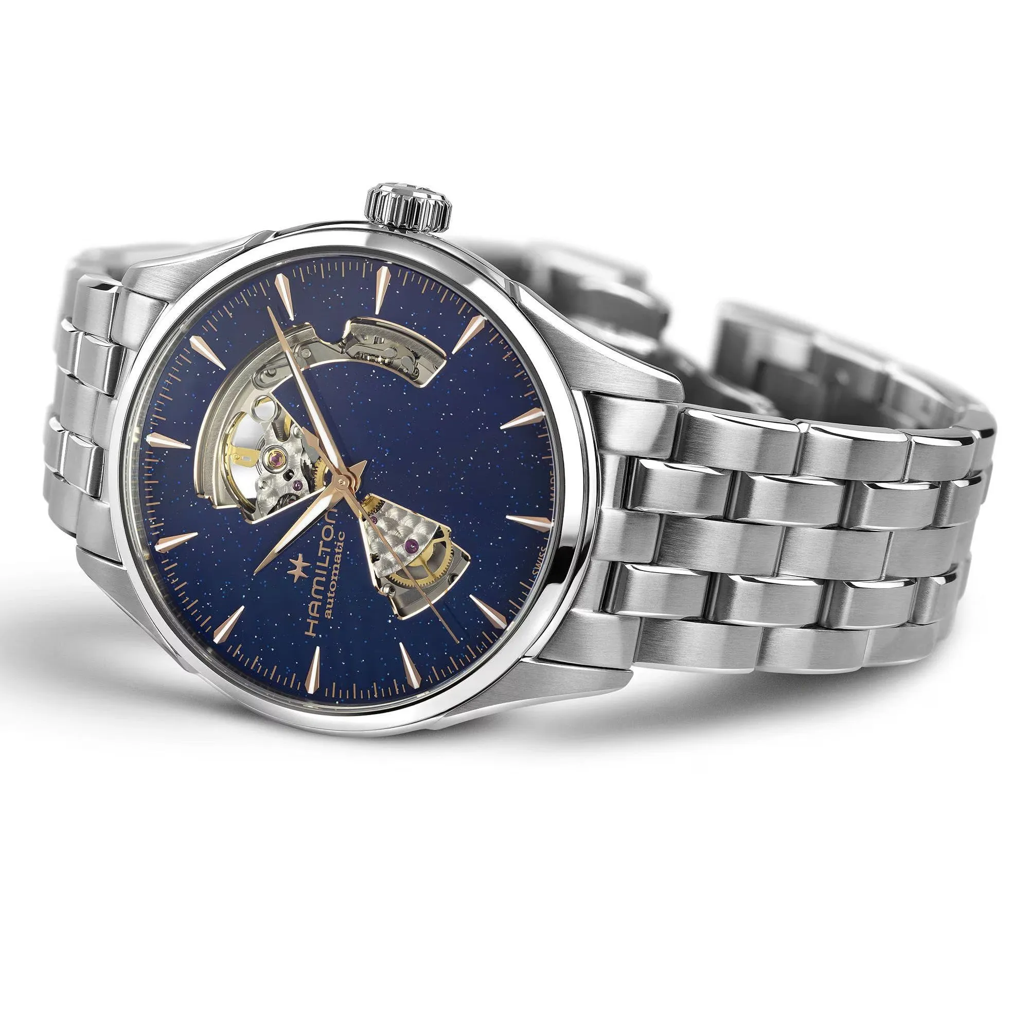 HAMILTON Jazzmaster Open Heart Automatic 42mm Mens Watch H32705140