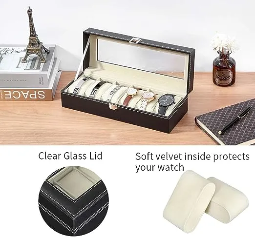 Home.Co - 6 Slots Watch Box