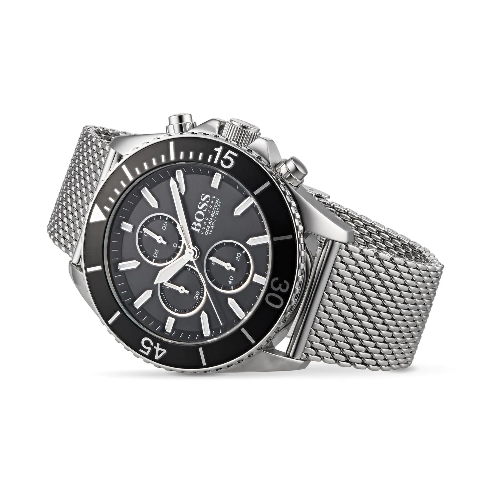 Hugo Boss Ocean Edition Chronograph Black Dial Men's Watch 1513701