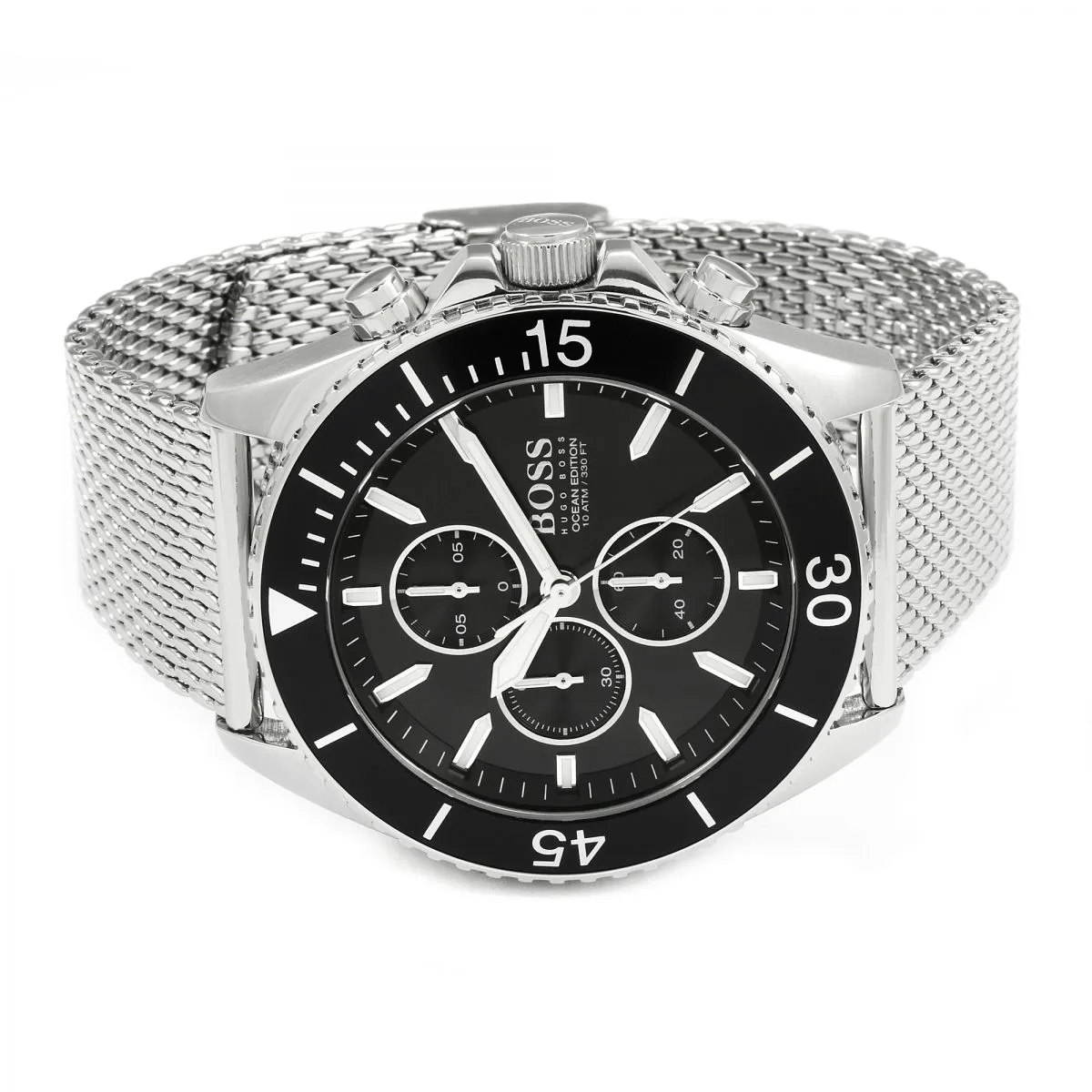 Hugo Boss Ocean Edition Chronograph Black Dial Men's Watch 1513701