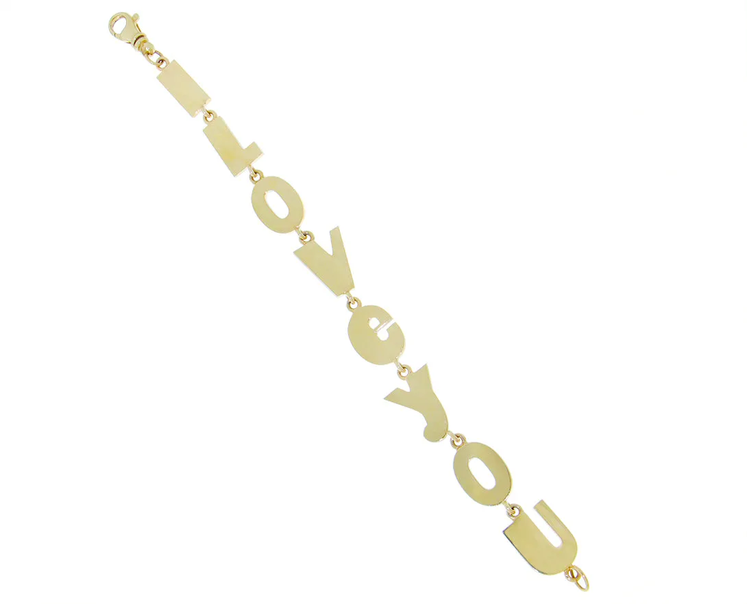 I LOVE YOU bracelet