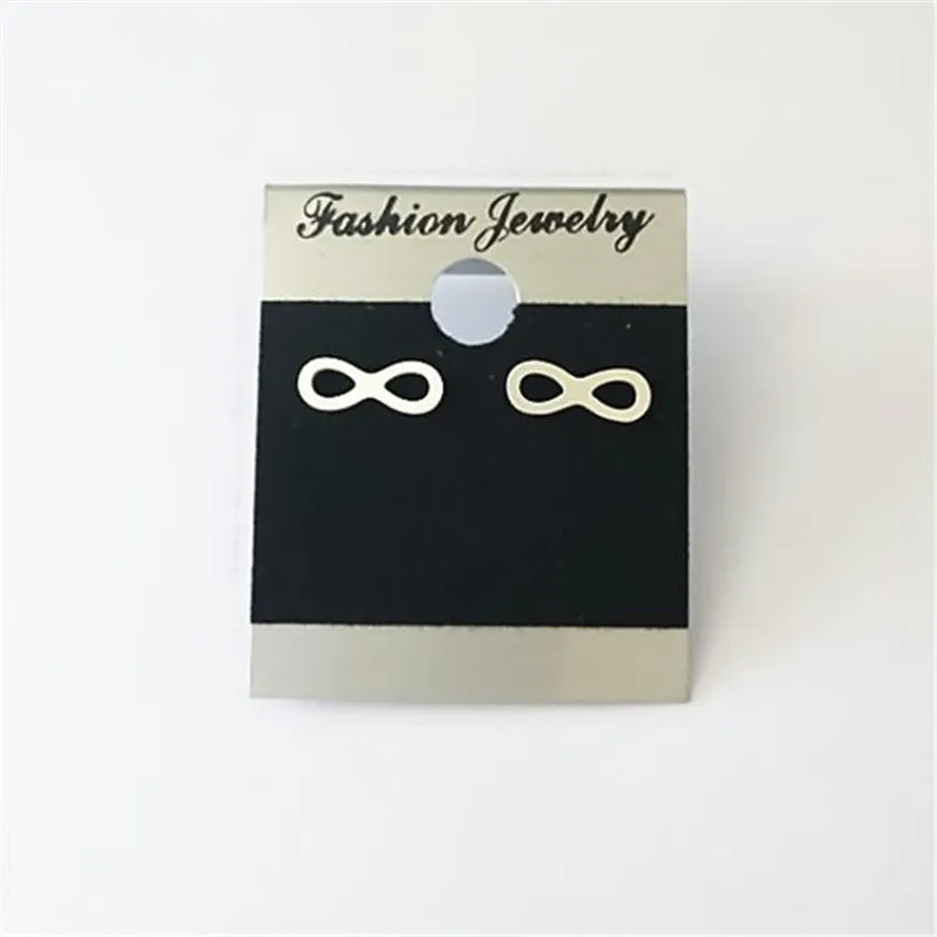 Infinity Eight Eternal Love Symbol Ear Stud