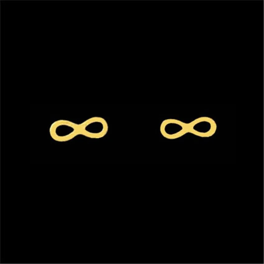 Infinity Eight Eternal Love Symbol Ear Stud
