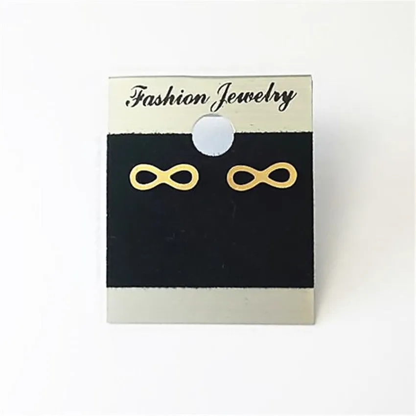 Infinity Eight Eternal Love Symbol Ear Stud