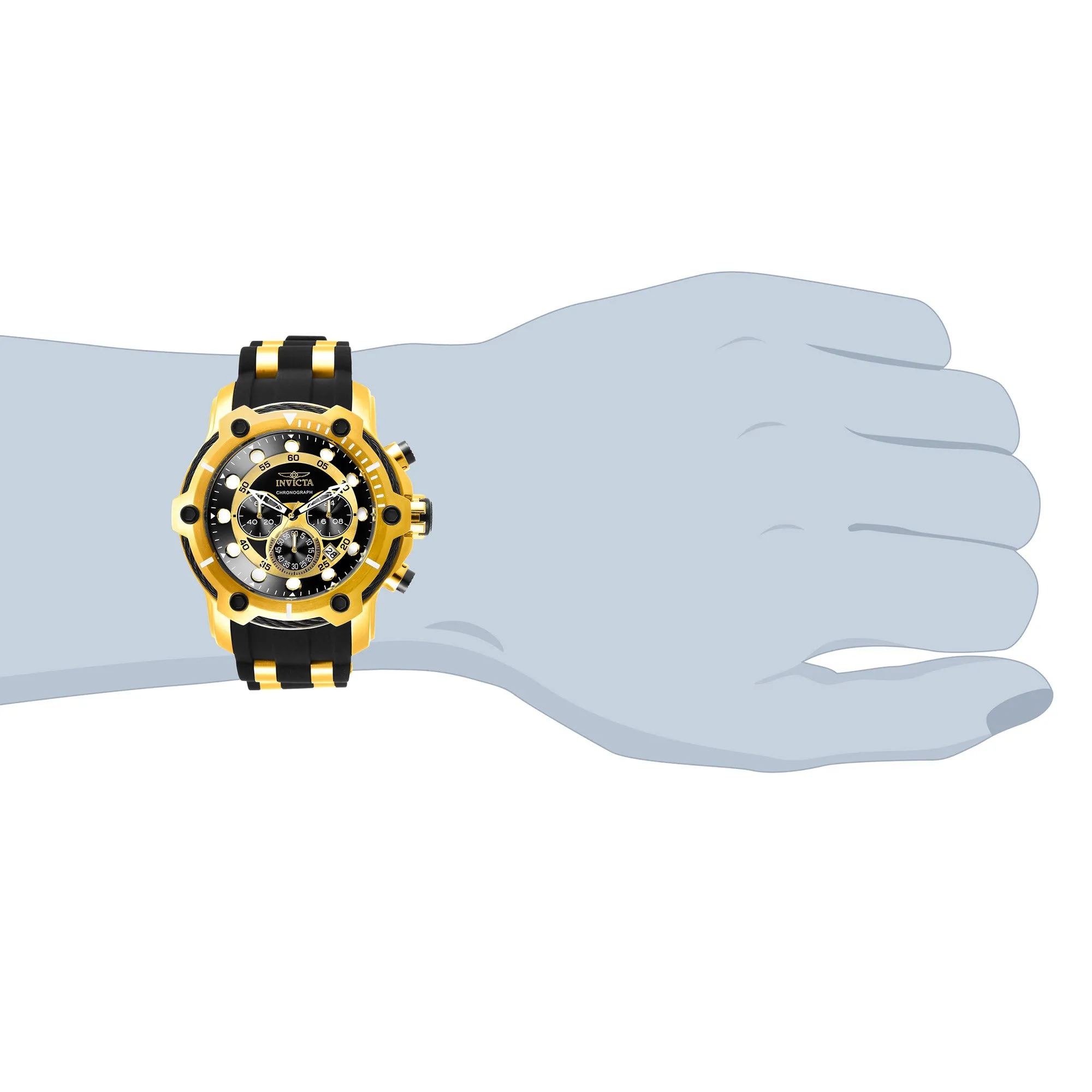 Invicta Bolt Chronograph Gold-Tone Men's WatchInvicta Bolt Chronograph Gold-Tone Men's Watch