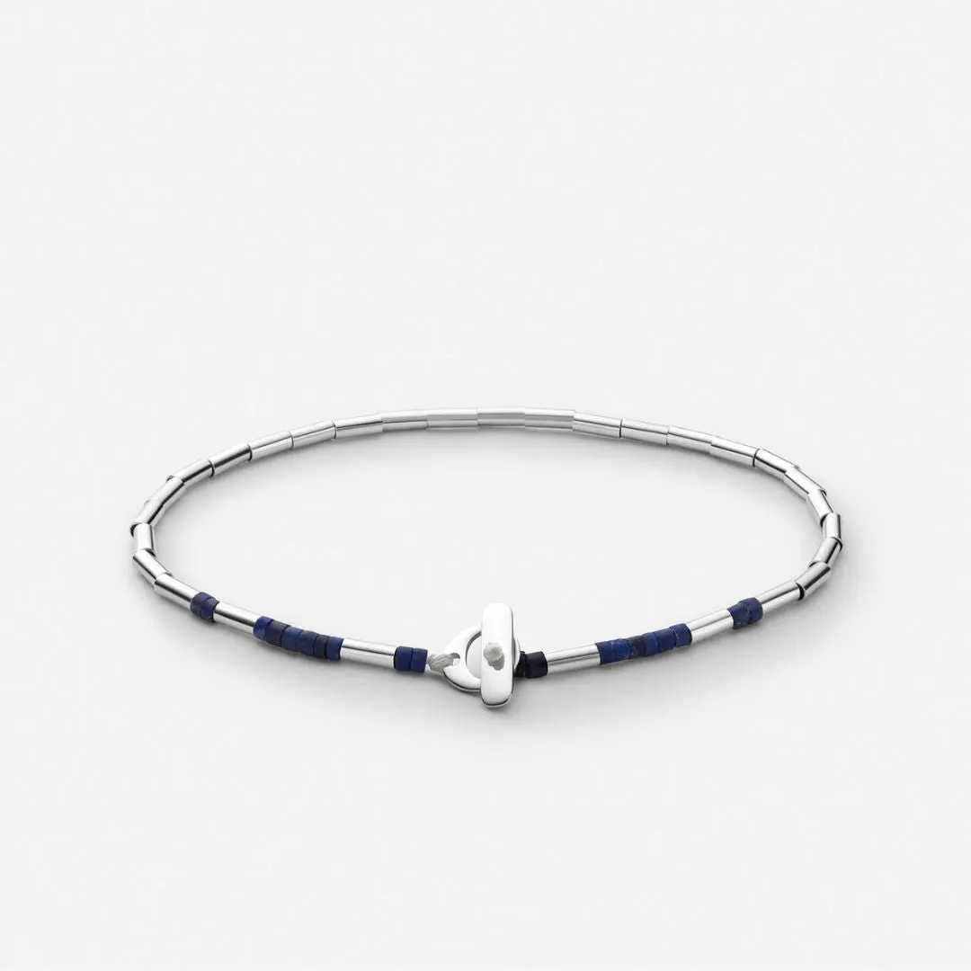 Lani Lapis Bracelet (Sterling Silver   Blue)