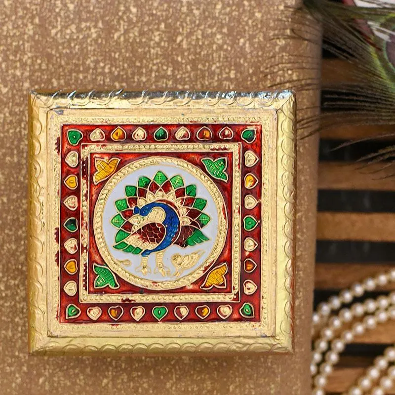 Luxurious Square Krishna Chowki