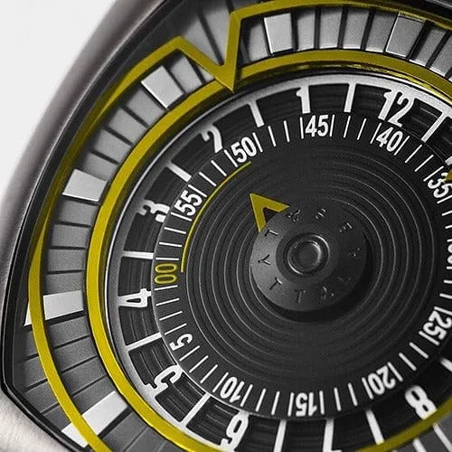 Lyttlabs Inception Gunmetal Yellow 45 MM Automatic Men